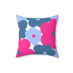 Pink & Blue Decorative Throw Cushion