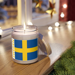 Swedish Flag Scented Soy Candle