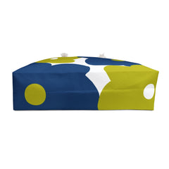 Bold Blue & Lime Flower Weekender Bag