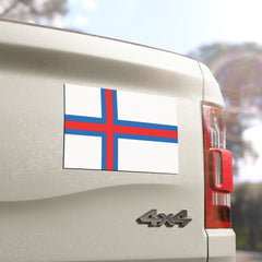 Faroe Islands Flag Car Magnet