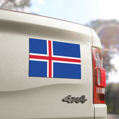 Iceland Flag Car Magnet