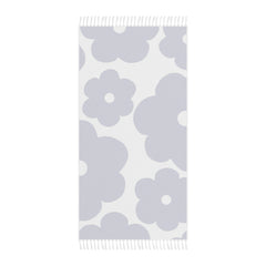 Floral Beach Towel — Flower Pattern Turkish Throw