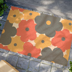 Floral Doormat - Welcome Mat