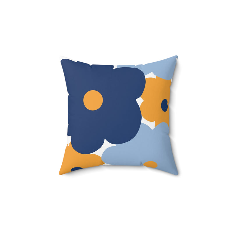 Modern Floral Throw Pillow