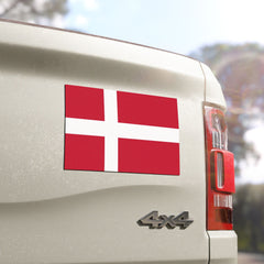 Danish Flag Car Magnet