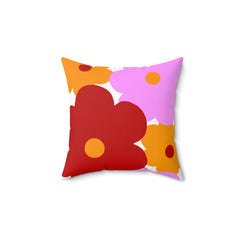Big Floral Throw Pillow