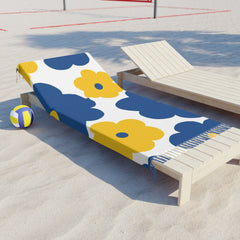 Floral Beach Towel — Flower Print Turkish Throw