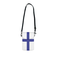 Finnish Flag Small Crossbody Purse
