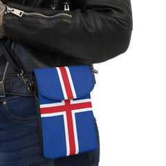 Icelandic Flag Small Crossbody Purse