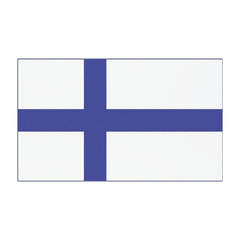 Finnish Flag Car Magnet