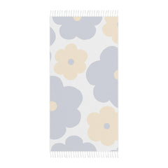 Floral Beach Towel — Flower Print Turkish Throw