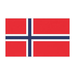 Norwegian Flag Car Magnet