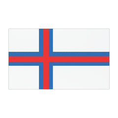 Faroe Islands Flag Car Magnet