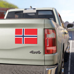 Norwegian Flag Car Magnet