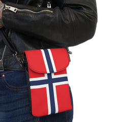 Norwegian Flag Small Crossbody Purse