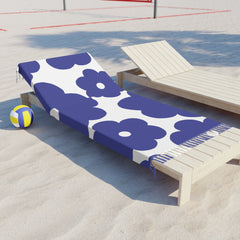 Floral Beach Towel — Flower Pattern Turkish Throw