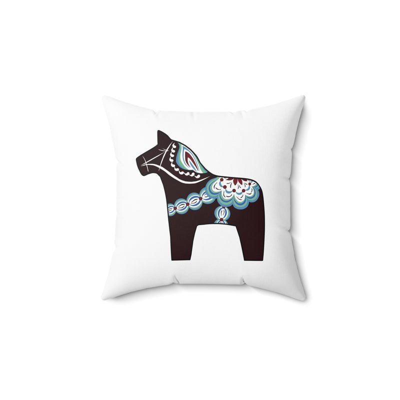 Dala Horse Pillow — Swedish Folk Art