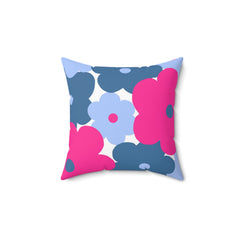 Pink & Blue Decorative Throw Cushion