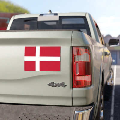Danish Flag Car Magnet