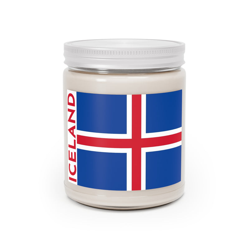 Icelandic Flag Scented Soy Candle