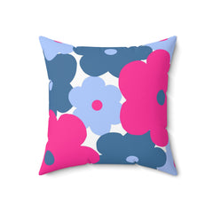 Pink & Blue Decorative Throw Cushion