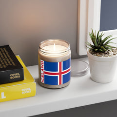 Icelandic Flag Scented Soy Candle
