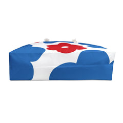 Red & Blue Floral Weekender Bag