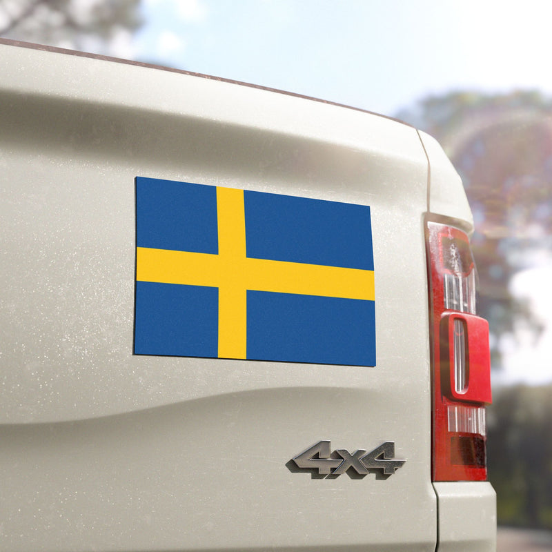 Swedish Flag Car Magnet
