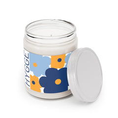 Hygge Floral Soy Candle – Blue Floral
