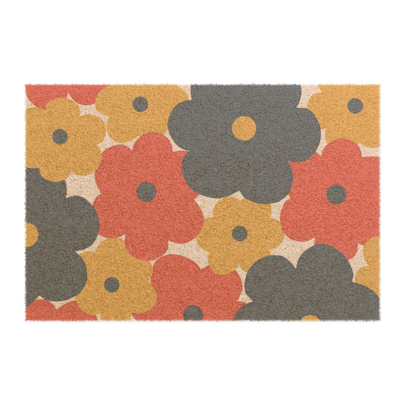 Floral Doormat - Welcome Mat