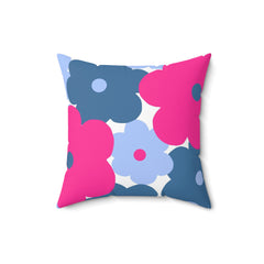 Pink & Blue Decorative Throw Cushion