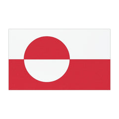 Greenland Flag Car Magnet