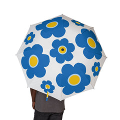 Foldable Umbrella — Swedish Colored Flower