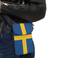 Swedish Flag Small Crossbody Purse