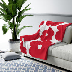 Floral Sherpa Blanket — Inspired by Denmark & Greenland