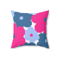 Pink & Blue Decorative Throw Cushion